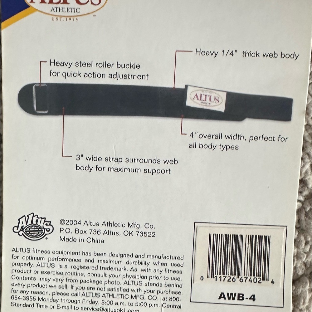 Altus Pro Web Belt - Large - Picture 5 of 8